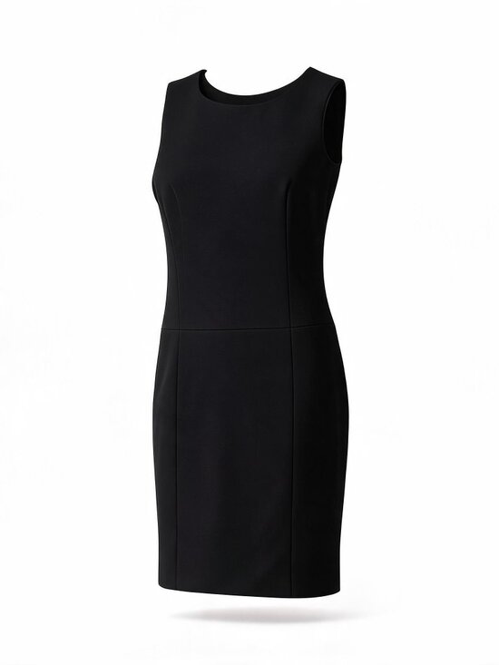 Signature Collection Dresses & Skirts - Chic Black Sleeveless Midi Dress